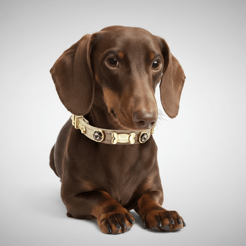 Elizabeth Gold Swarovski Dog Collar 💎 - PAW LONDON