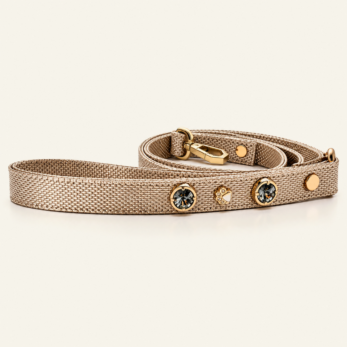 Elizabeth Swarovski® Dog Leash | Gold