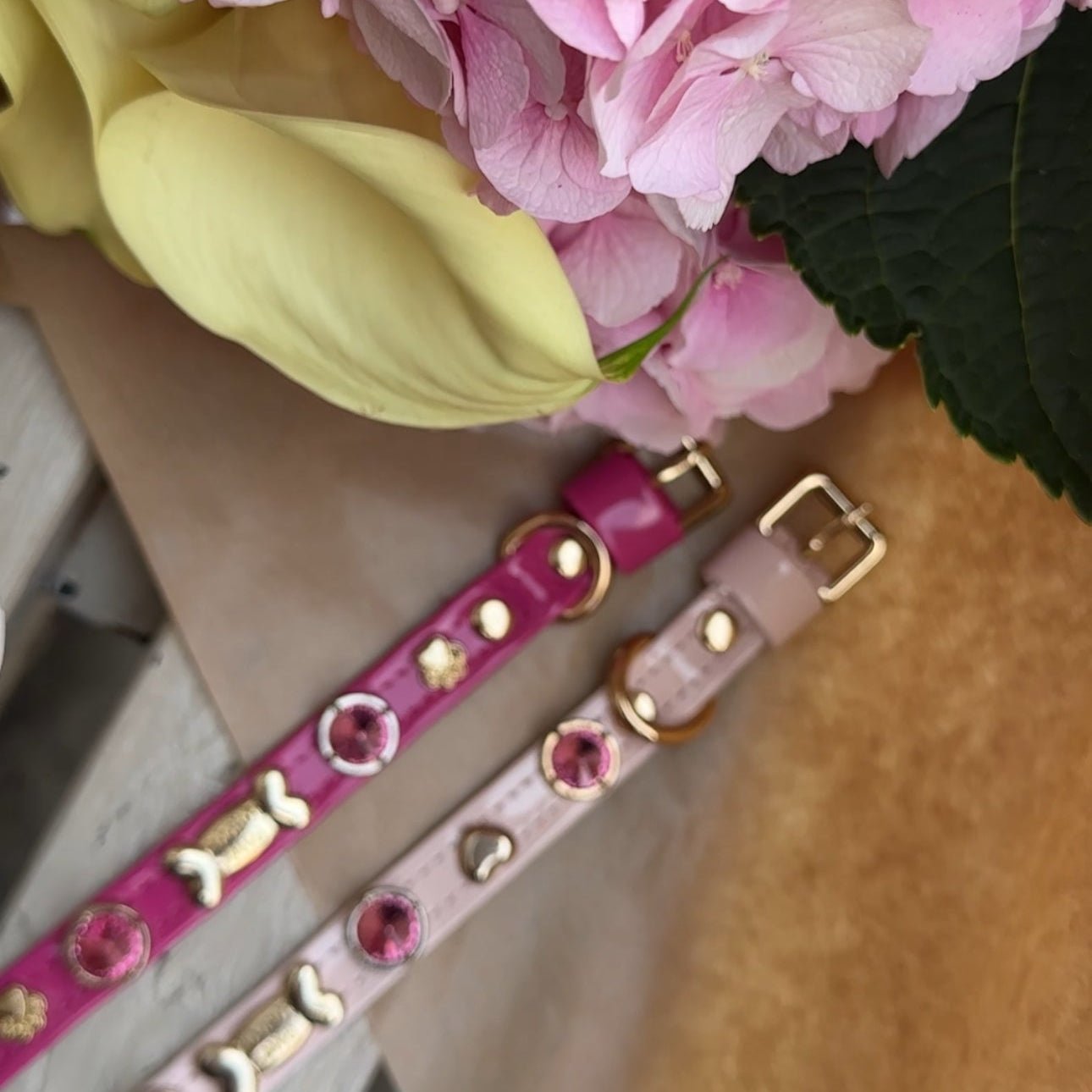 Emma Swarovski® Baby Pink Dog Collar 💎 - PAW LONDON