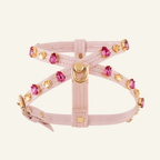 Emma Swarovski Baby Pink Dog Harness 💎 - PAW LONDON