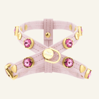 Emma Swarovski Baby Pink Dog Harness 💎 - PAW LONDON