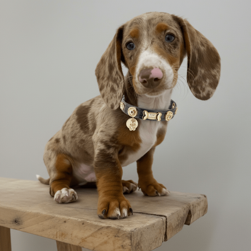 Espresso Swarovski® Brown Dog Collar 💎 - PAW LONDON