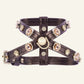Espresso Swarovski Brown Dog Harness 💎 - PAW LONDON