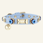 Evil Eye Dog Collar Baby Blue 🧿 - PAW LONDON
