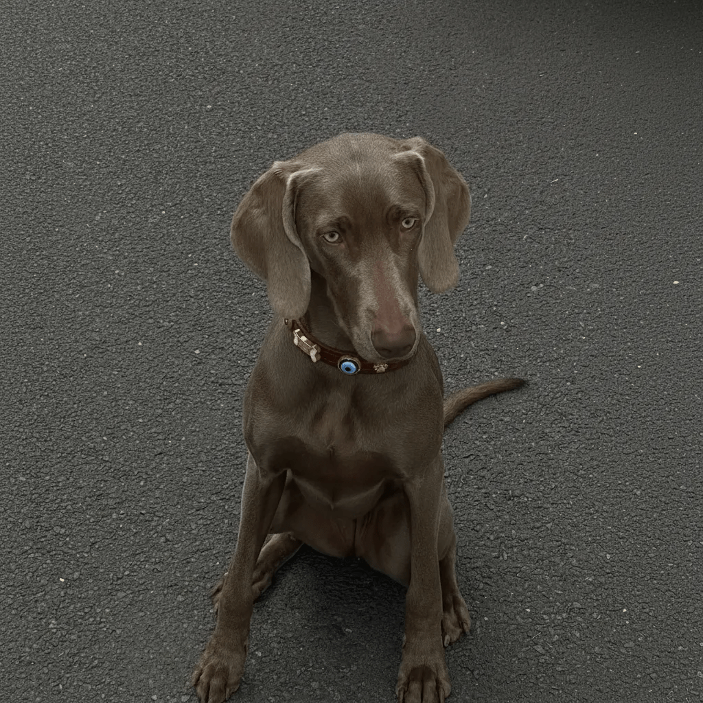 Evil Eye Dog Collar Chocolate 🧿 - PAW LONDON