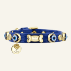Evil Eye Dog Collar Royal Blue 🧿. - PAW LONDON