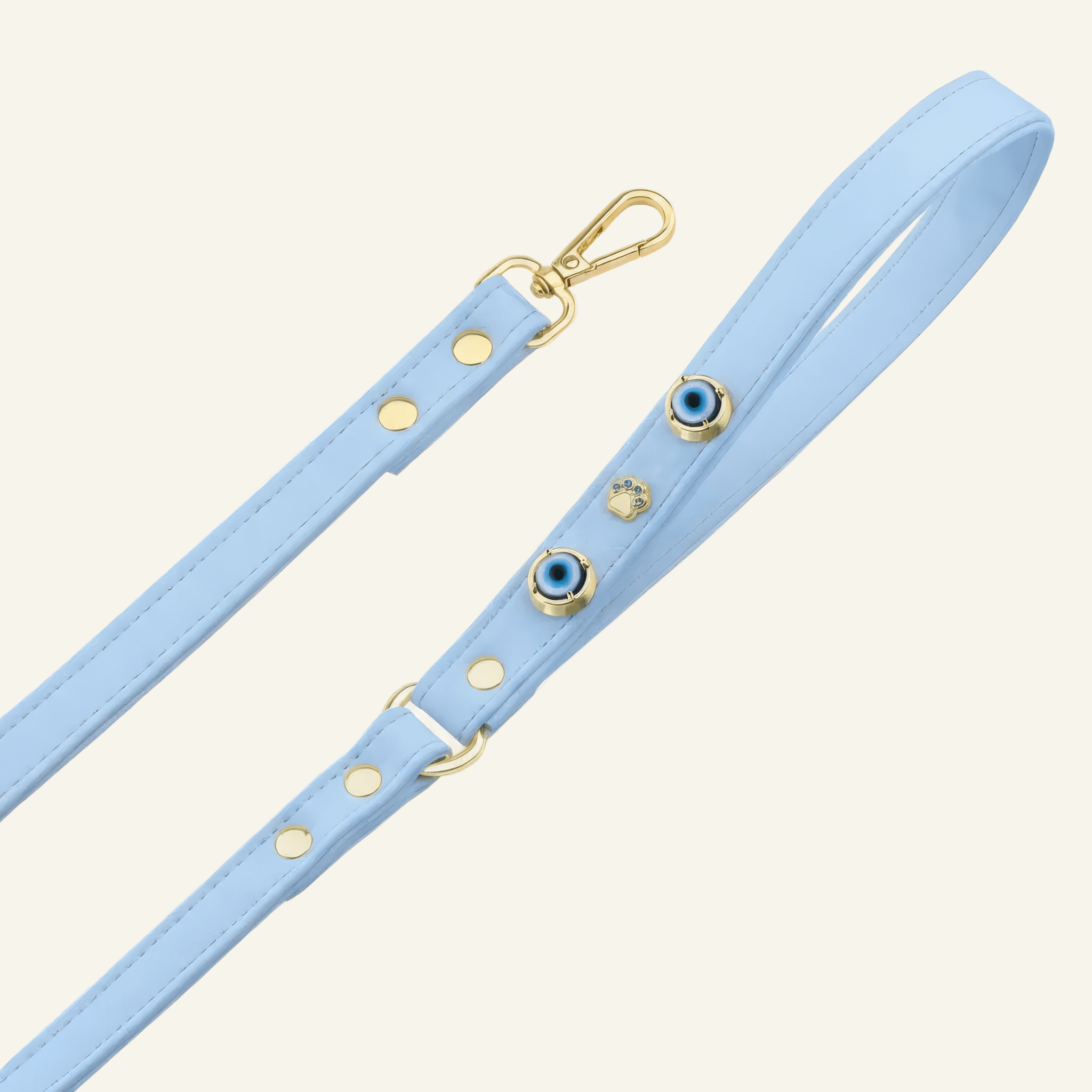 Evil Eye Dog Lead | Baby Blue 🧿 - PAW LONDON