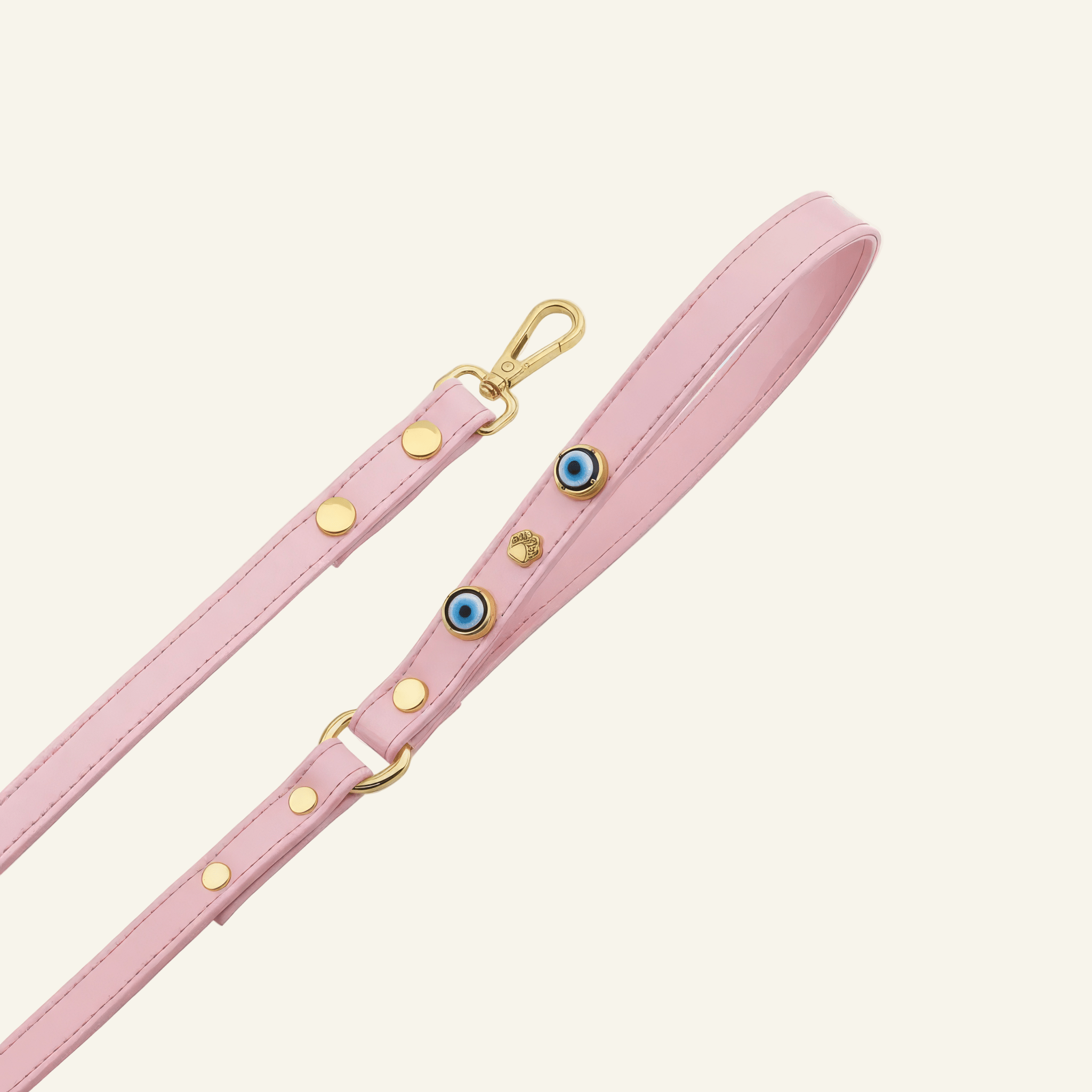 Evil Eye Dog Lead | Baby Pink 🧿 - PAW LONDON