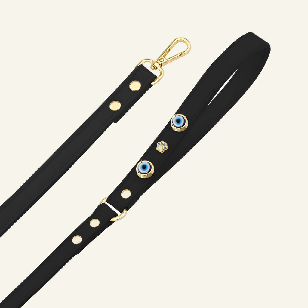 Evil Eye Dog Lead | Black 🧿 - PAW LONDON