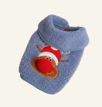 Festive Rudolph Dog Winter Coat 🦌 | Blue - PAW LONDON