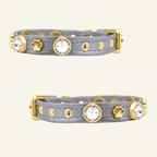 Gatsby Silver Swarovski Dog Collar 🍸 - PAW LONDON