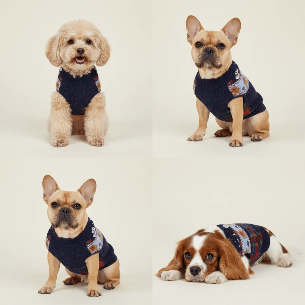 Gingerbread Christmas Dog Jumper 🫚 - PAW LONDON