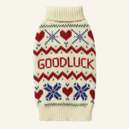 Good Luck Christmas Dog Jumper 🍀 - PAW LONDON