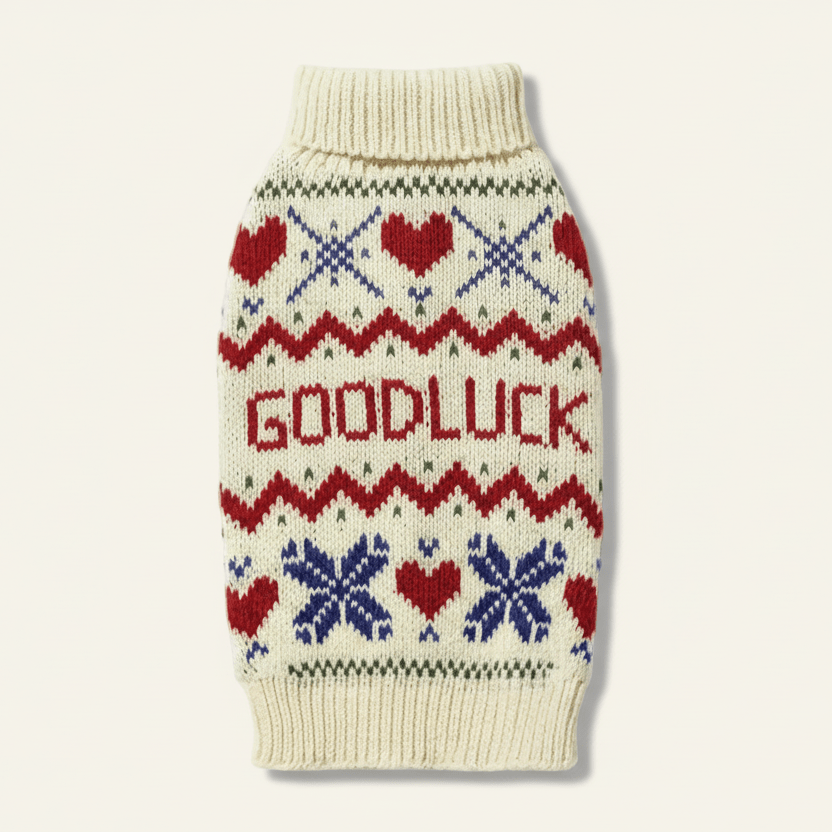 Good Luck Dog Jumper 🍀 - PAW LONDON