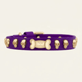 Halloween Skull Dog Collar 🎃 | Purple - PAW LONDON