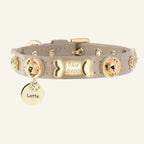 Kate Swarovski Cappucino Dog Collar 💎 - PAW LONDON