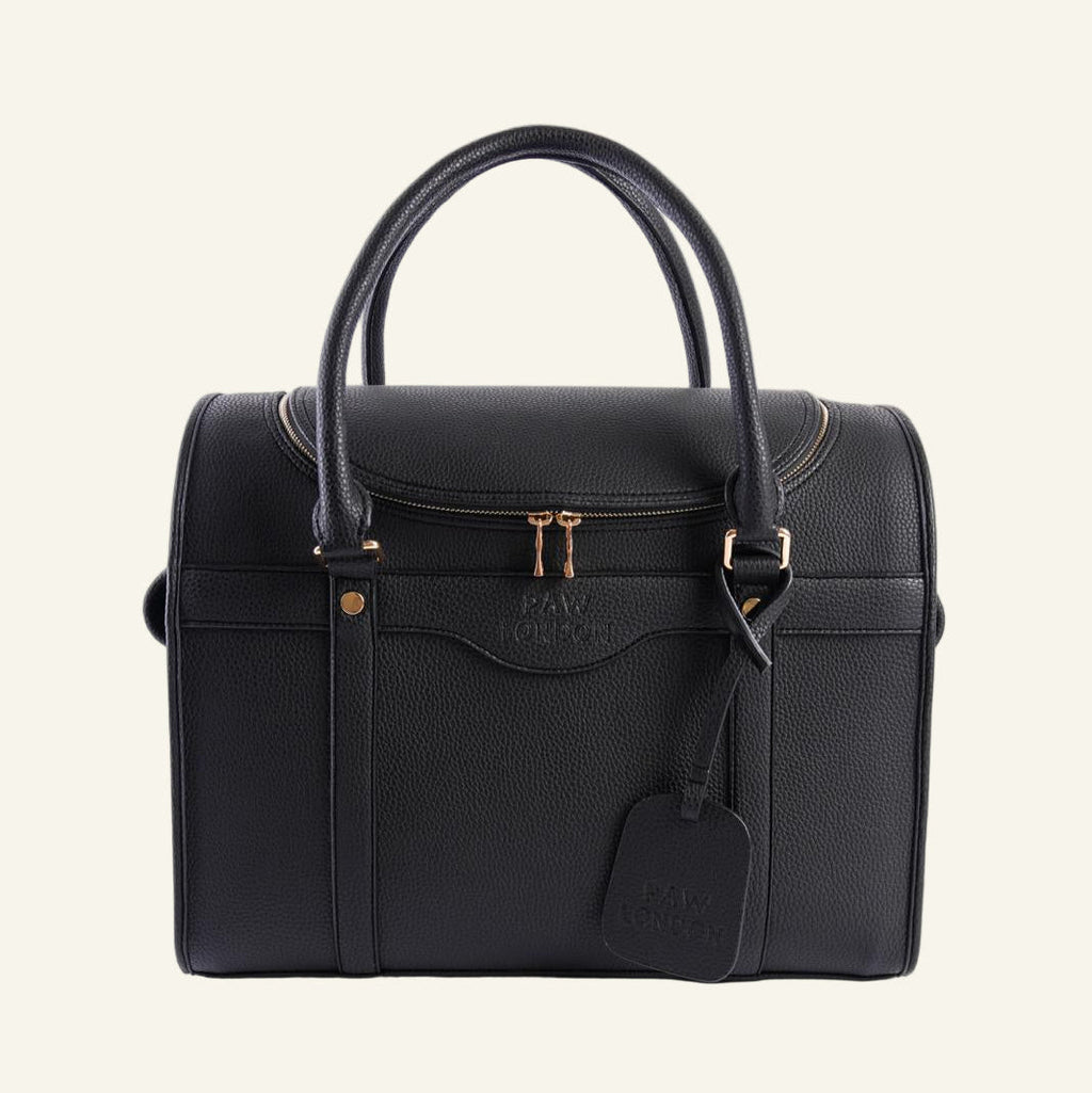 Kelly Airline Approved Pet Travel Carrier Bag | BLACK 🚀 - PAW LONDON