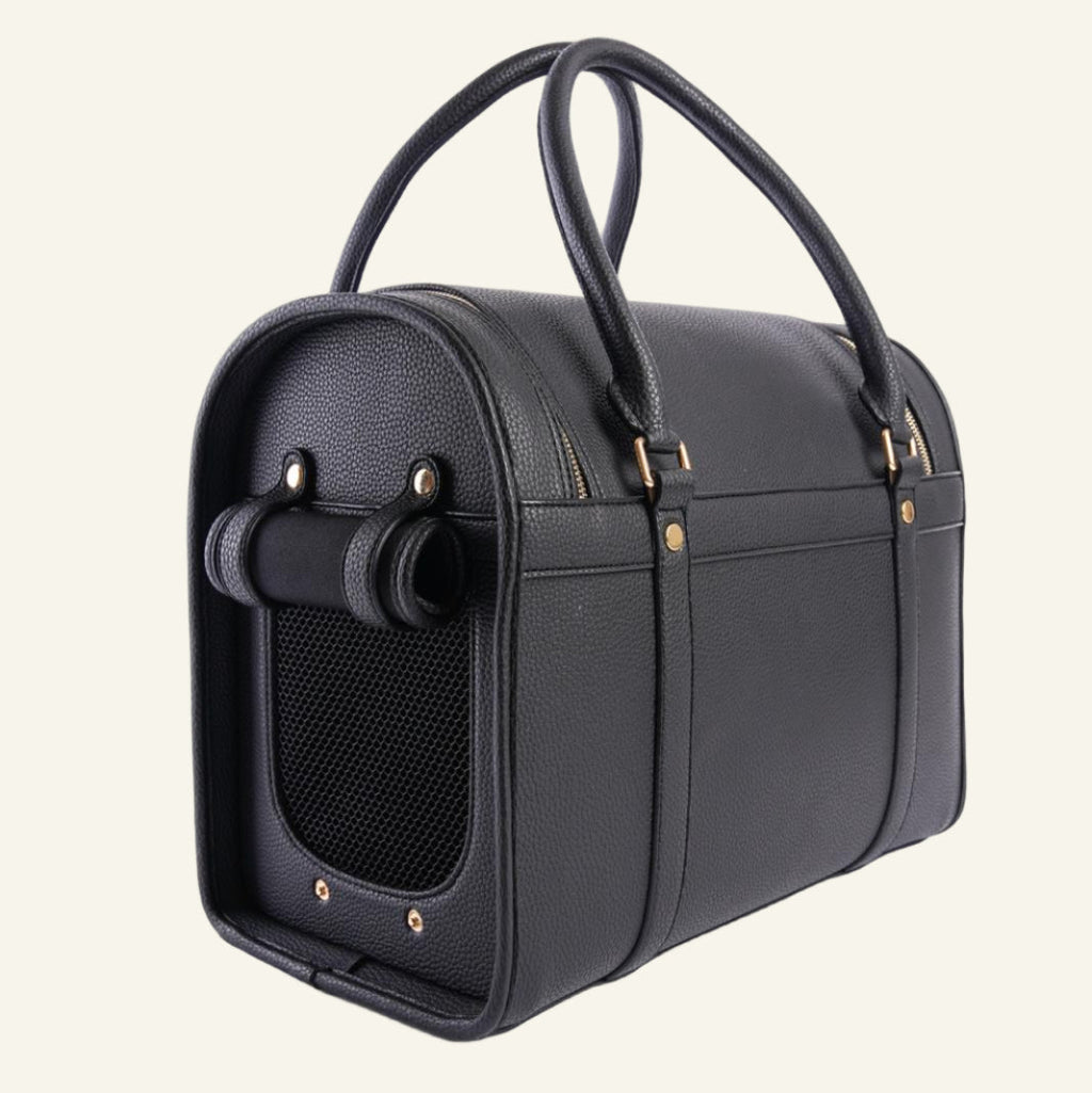 Kelly Airline Approved Pet Travel Carrier Bag | BLACK 🚀 - PAW LONDON