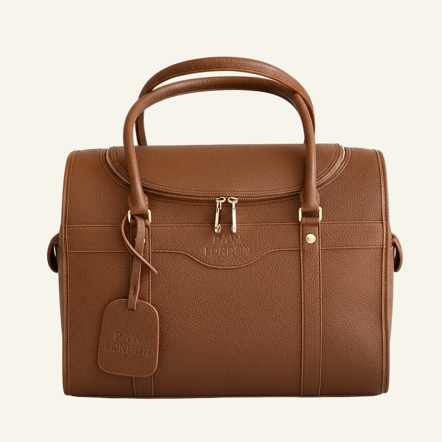 Kelly Airline Approved Pet Travel Carrier Bag | CHOCOLATE 🚀 - PAW LONDON