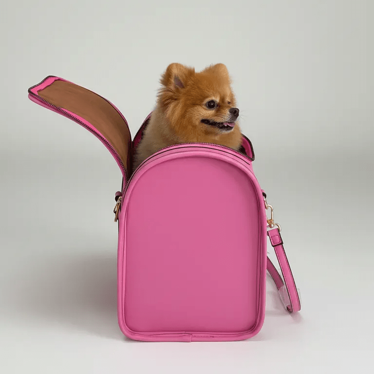 Kelly Airline Approved Pet Travel Carrier Bag | Fuschia - PAW LONDON