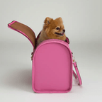 Kelly Airline Approved Pet Travel Carrier Bag | Fuschia - PAW LONDON