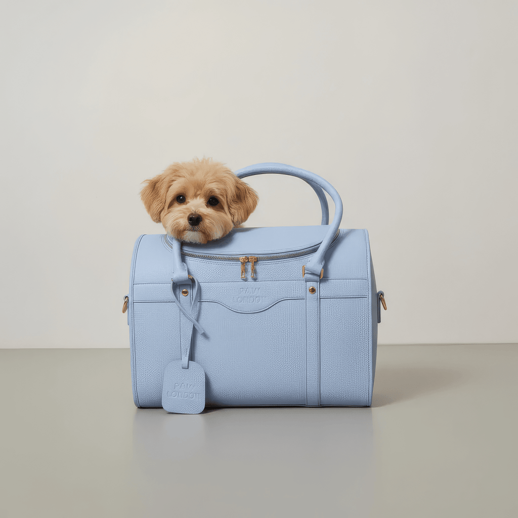 Kelly Airline Approved Pet Travel Carrier Bag | SKY BLUE - PAW LONDON