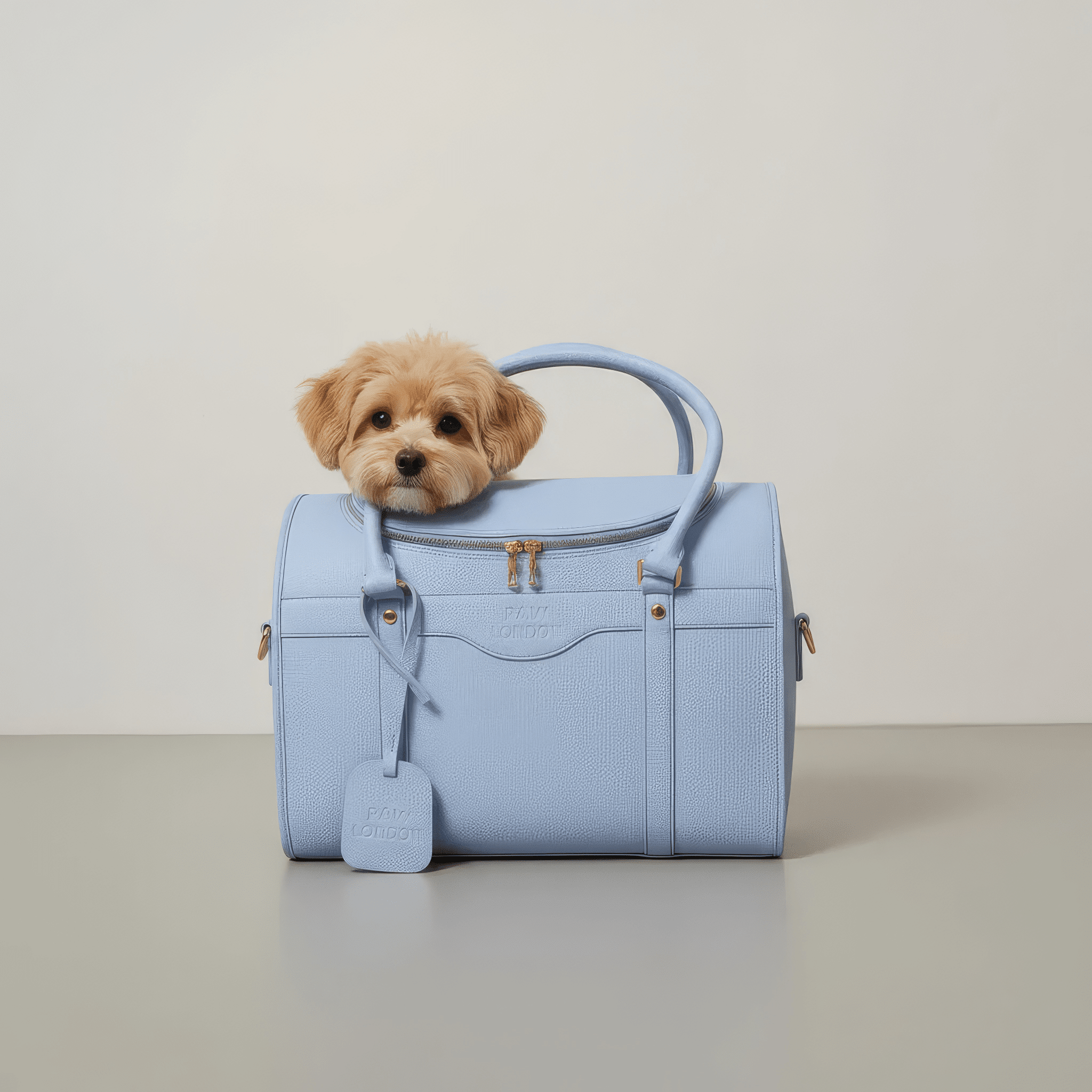 Kelly Airline Approved Pet Travel Carrier Bag | SKY BLUE - PAW LONDON
