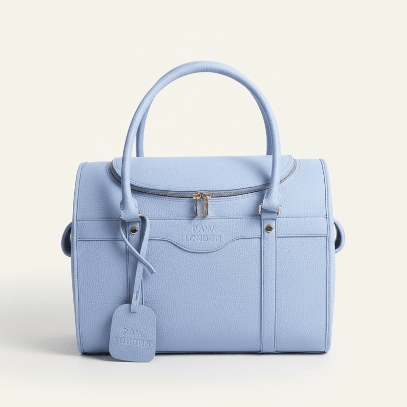 Kelly Airline Approved Pet Travel Carrier Bag | SKY BLUE - PAW LONDON