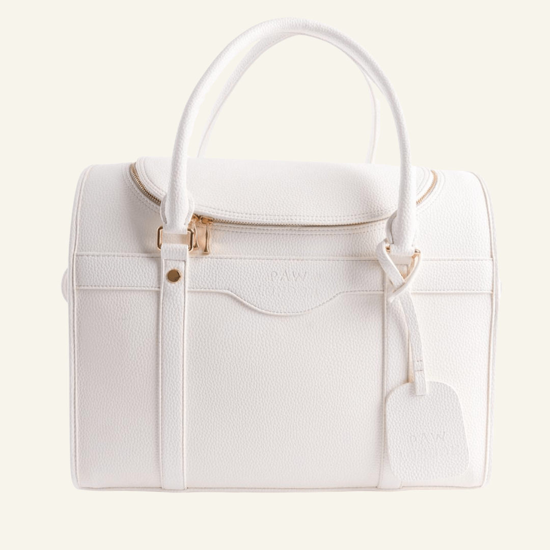 Kelly Airline Approved Pet Travel Carrier Bag | WHITE 🚀 - PAW LONDON