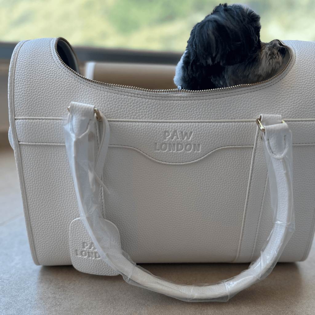 Kelly Airline Approved Pet Travel Carrier Bag | WHITE 🚀 - PAW LONDON