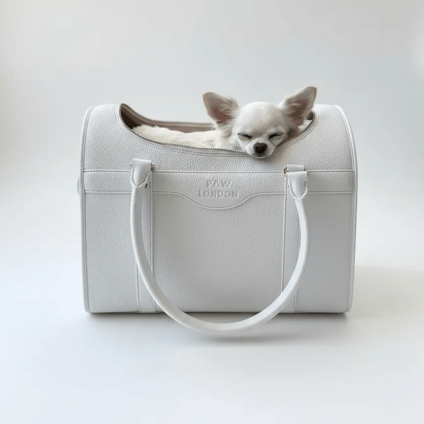 Kelly Airline Approved Pet Travel Carrier Bag | WHITE 🚀 - PAW LONDON