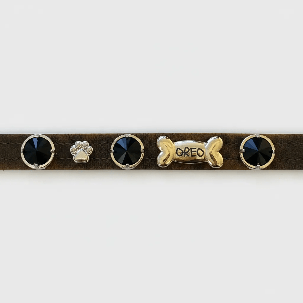 Leopard Swarovski® Dog Collar 🐆 - PAW LONDON