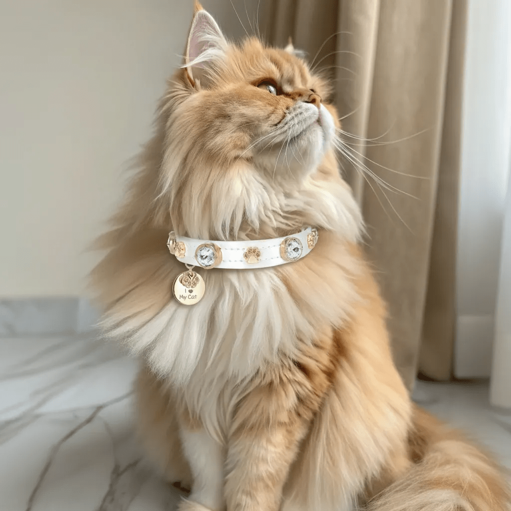 Lily Swarovski Glossy Cat Collar - PAW LONDON