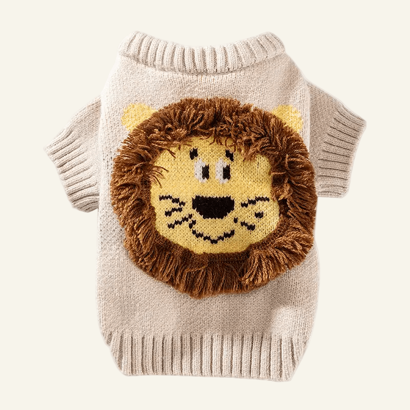 Lion Soft Dog Sweater 🦁 - PAW LONDON