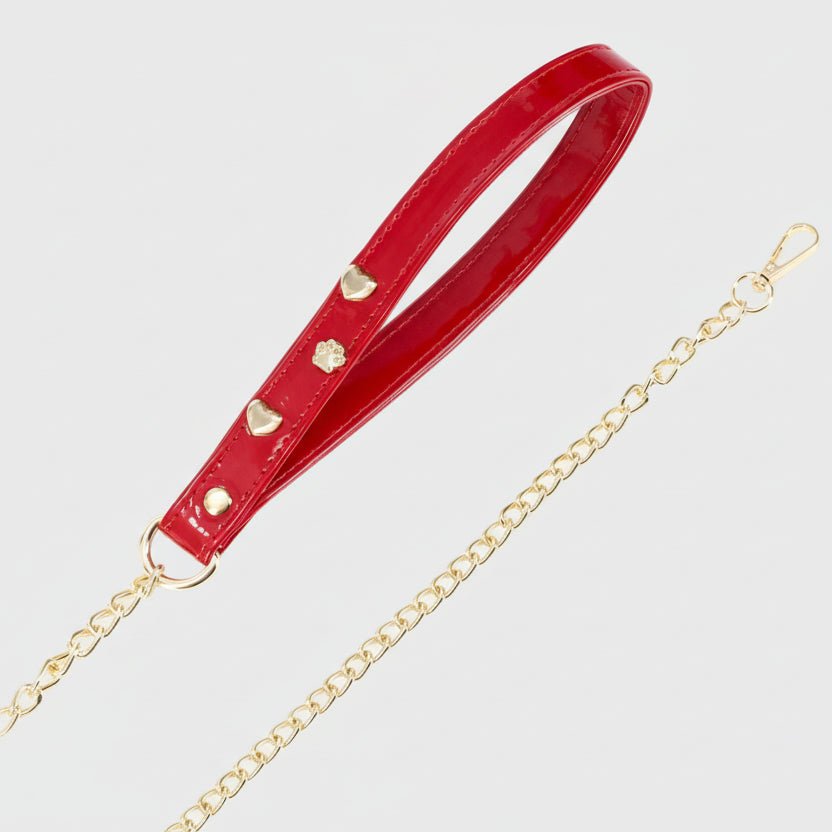 Love and Rock Chain Dog Leash - PAW LONDON