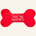 LOVE Bone Plush Dog Toy - You're Pawfect ❤️‍🔥 - PAW LONDON