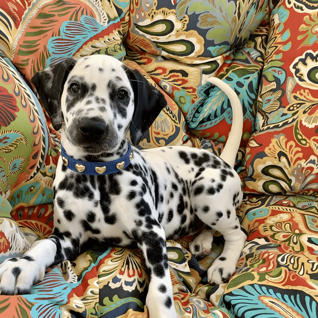 Lovefool Denim Dog Collar | Navy 💙 - PAW LONDON