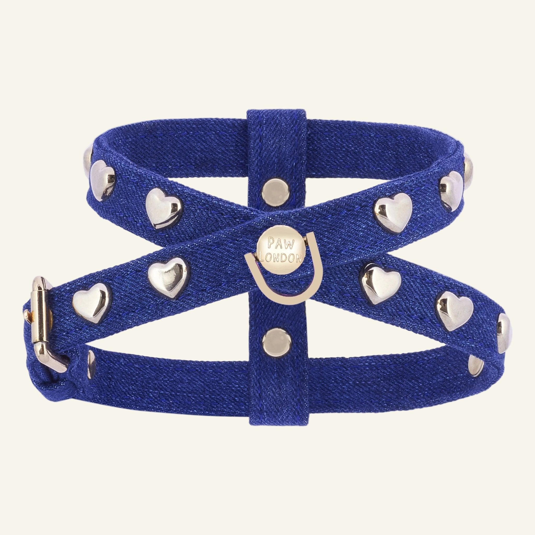 Lovefool Denim Dog Harness | Navy 💙 - PAW LONDON