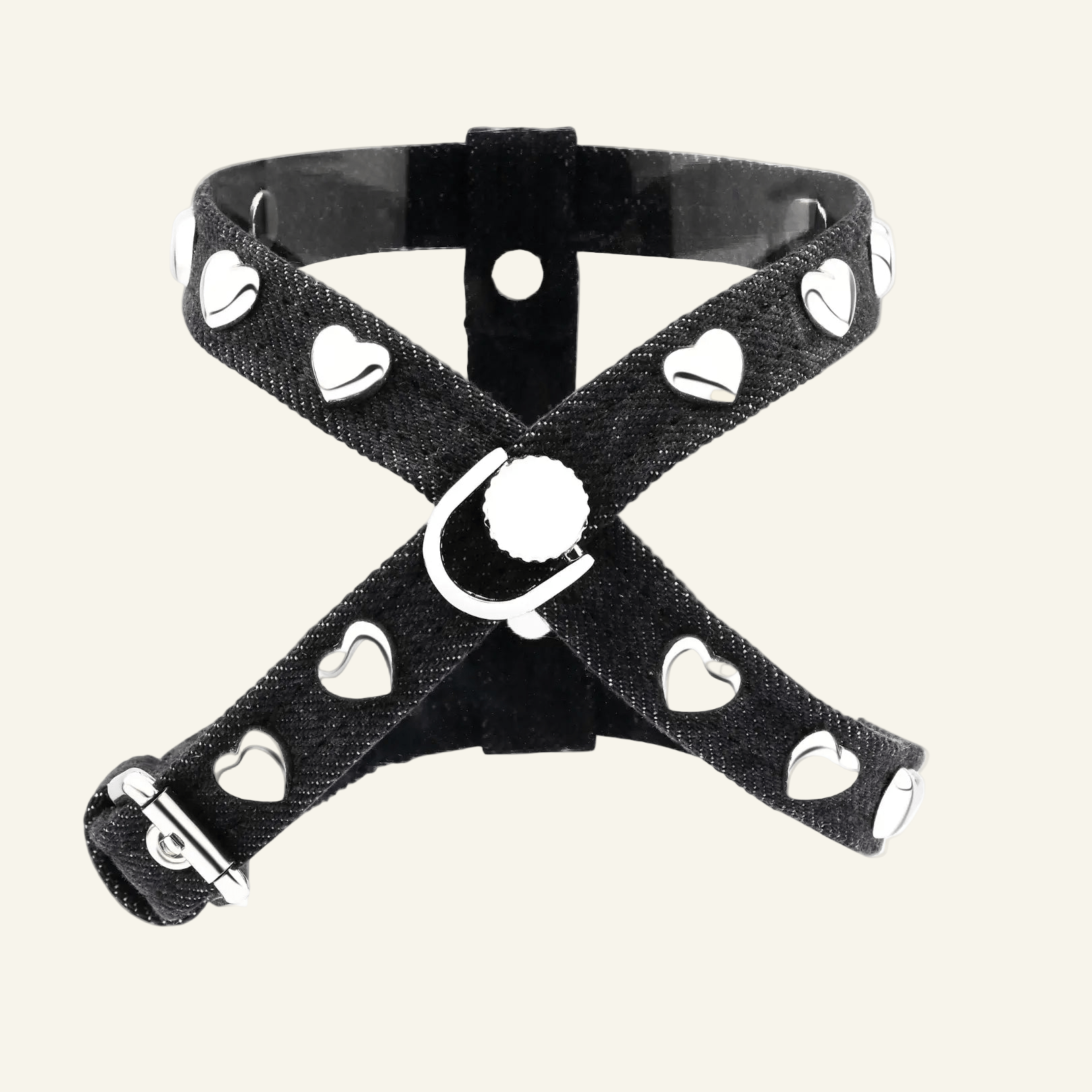 Lovefool Denim Dog Harness | Noir 🖤 - PAW LONDON