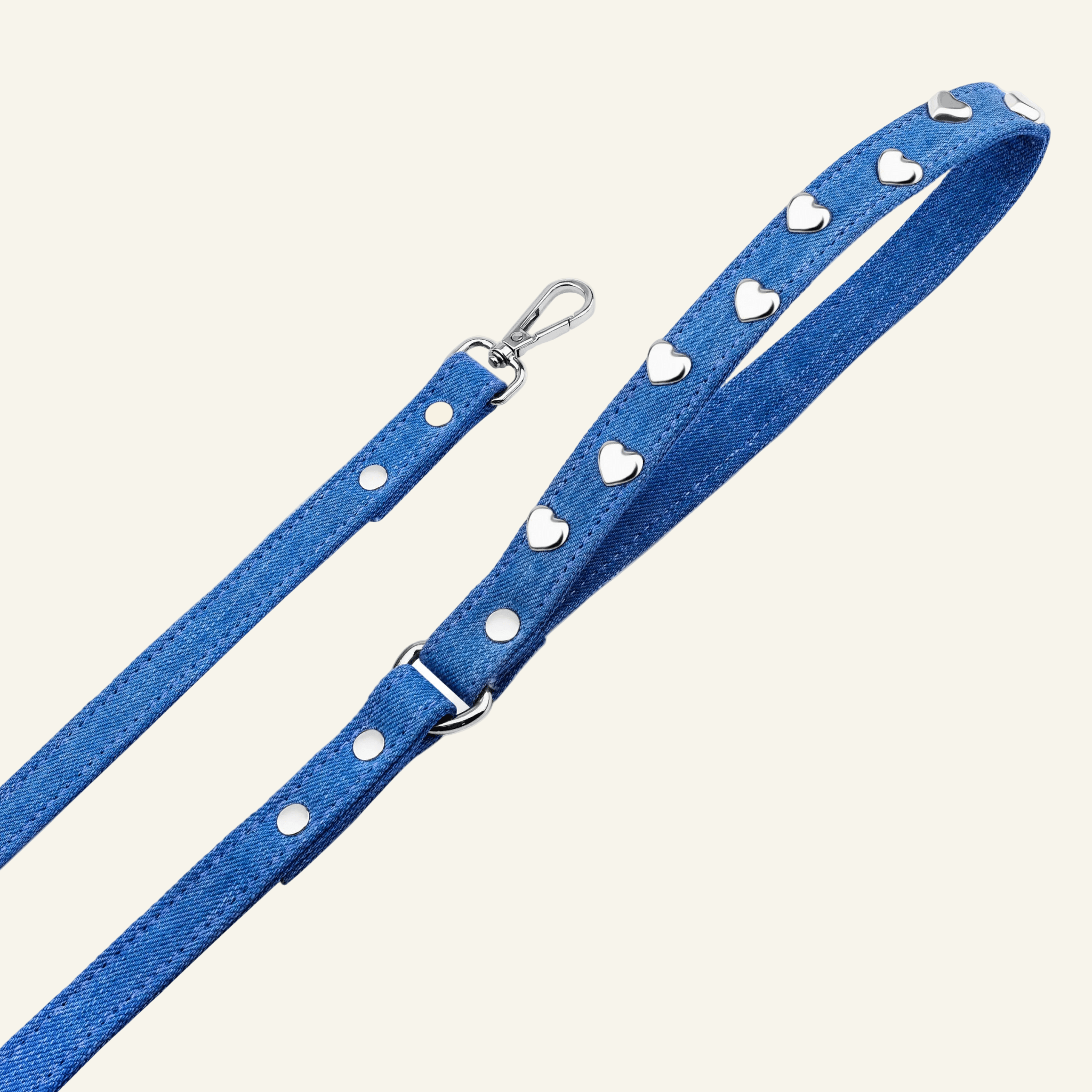Lovefool Denim Dog Leash | Ice 🩵 - PAW LONDON