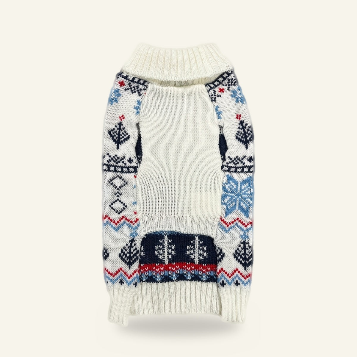 Nordic reindeer dog jumper, underside