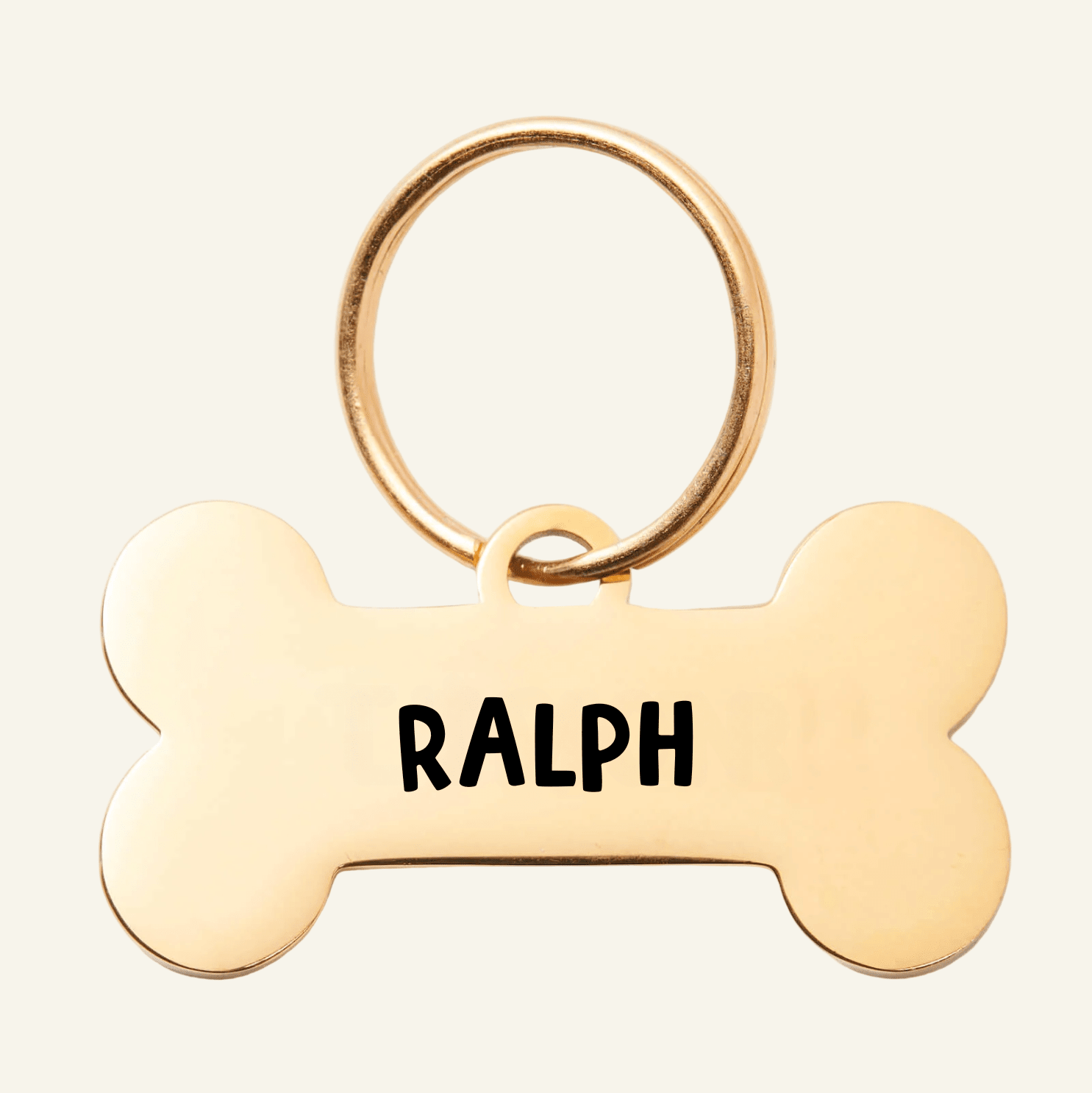 Personalised Pet ID Tag | Gold - PAW LONDON