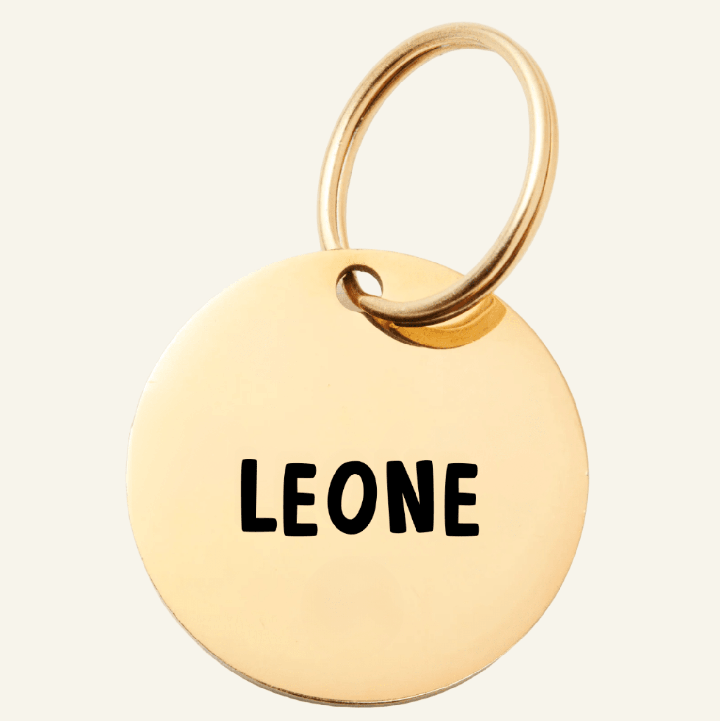 Personalised Pet ID Tag | Gold - PAW LONDON