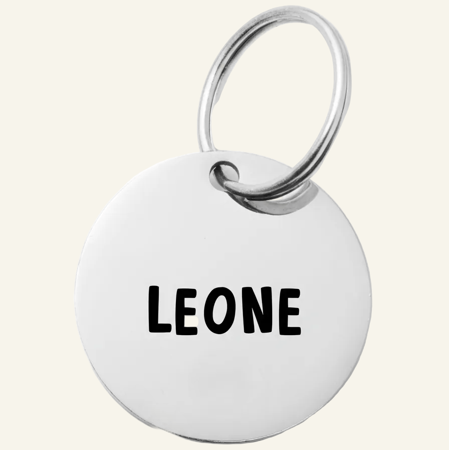 Personalised Pet ID Tag | Silver - PAW LONDON