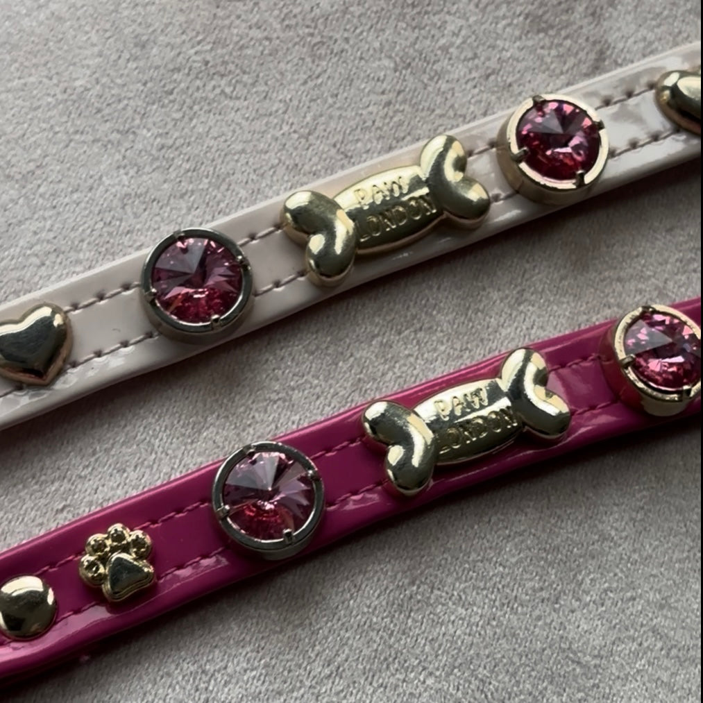 Emma Swarovski®  Baby Pink Dog Collar 💎