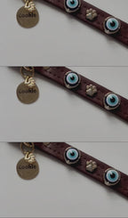 Evil Eye Dog Collar Chocolate 🧿