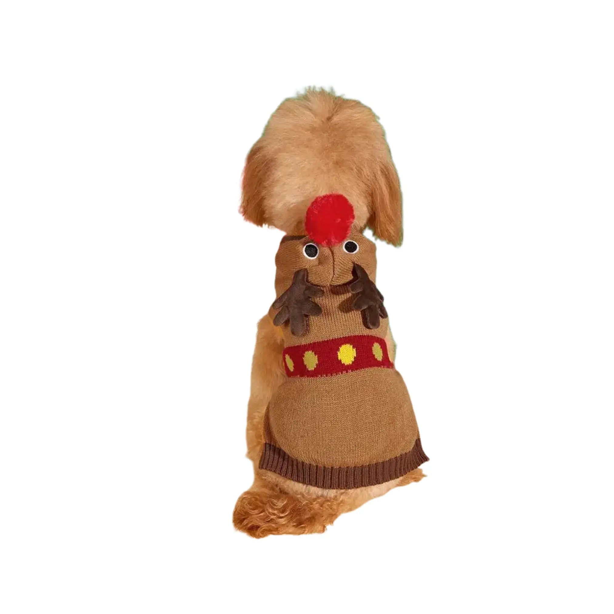 Rudolph Christmas Dog Sweater - PAW LONDON