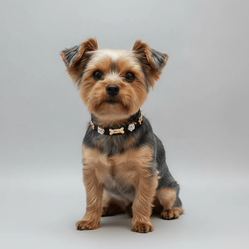 Santa Xmas Dog Collar | Black - PAW LONDON