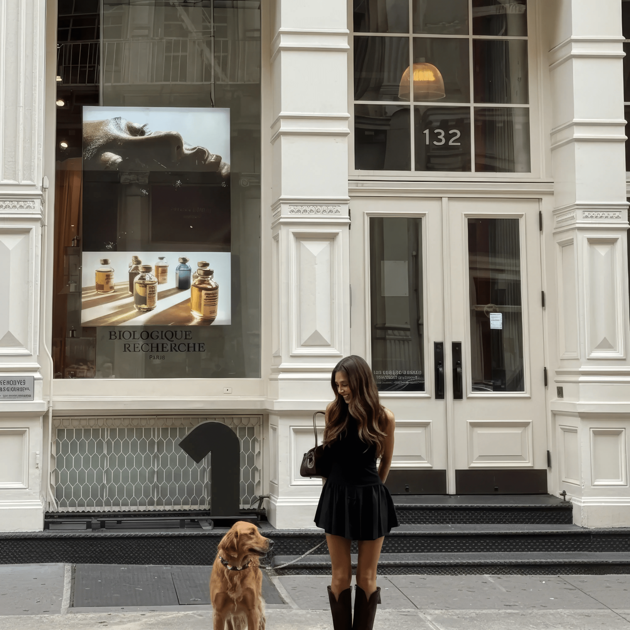 Santa Xmas Christmas Dog Collar | Black - PAW LONDON