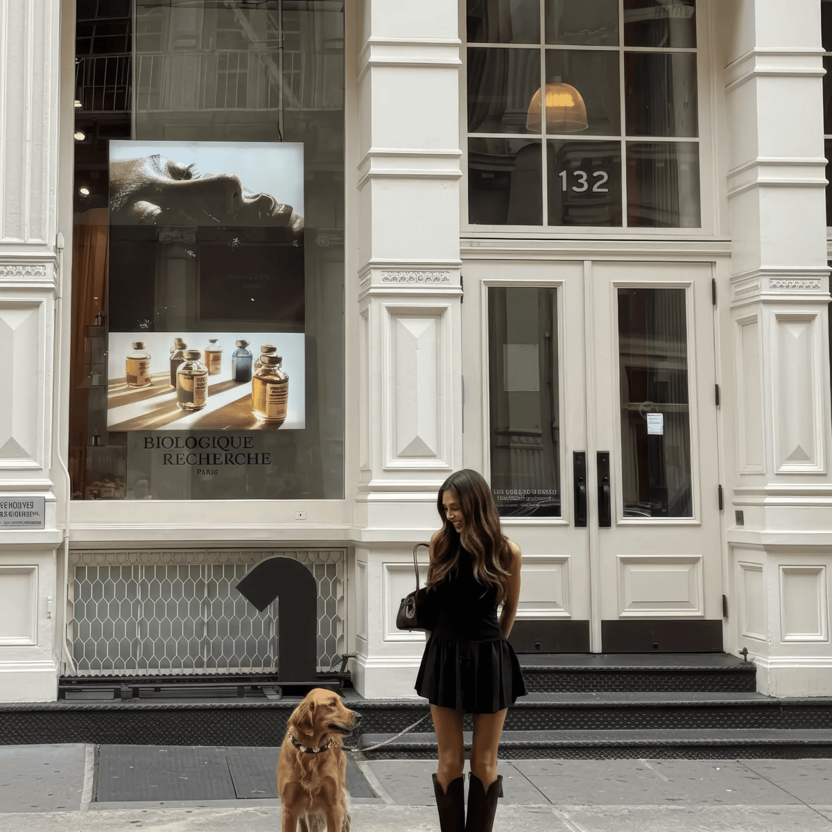 Santa Xmas Dog Collar | Black - PAW LONDON